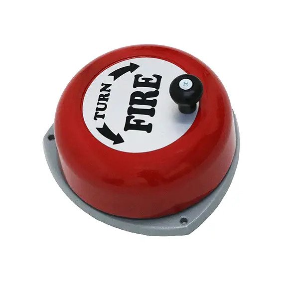 manual gong fire bell - Front View