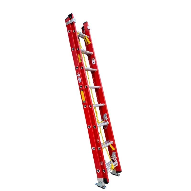 2 by 8 fibreglass extension ladder - Back View